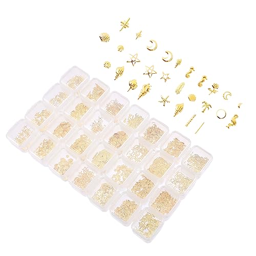 CALLARON Nagelkunstverzierung Box Mondmotiven DIY Maniküre Zubehör für Nail Art und Dekoration für Besondere Anlässe und Tägliche Anwendungen CALLARON Nagelkunstverzierung Box Mondmotiven DIY Maniküre Zubehör für Nail Art und Dekoration für Besondere Anlässe und Tägliche Anwendungen von CALLARON
