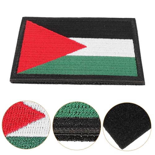 CALLARON Palästina Aufnäher Patch aus Gesticktes Flaggen Vielseitiges Badge Armband Zubehör für Rucksäcke Kleidung und Accessoires Individuelles Design für Persönlichen Stil von CALLARON