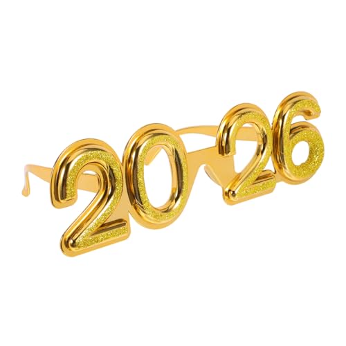 CALLARON Partybrille mit Glitzer Stylische Zahlenbrille aus Robustem Kunststoff für Silvesterfeiern Abschlussfeste und Foto-accessoires Vielseitige Party-deko und Unvergessliche CALLARON Partybrille mit Glitzer Stylische Zahlenbrille aus Robustem Kunststoff für Silvesterfeiern Abschlussfeste und Foto-accessoires Vielseitige Party-deko und Unvergessliche von CALLARON