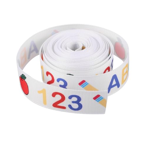 CALLARON Schulanfang Dekoratives Geschenkband Yards Ripsband Breit Vielseitiges Bastelband Für DIY Schleifen Blumenverpackung Und Lehrer Wertschätzung Für Schulprojekte Und CALLARON Schulanfang Dekoratives Geschenkband Yards Ripsband Breit Vielseitiges Bastelband Für DIY Schleifen Blumenverpackung Und Lehrer Wertschätzung Für Schulprojekte Und von CALLARON