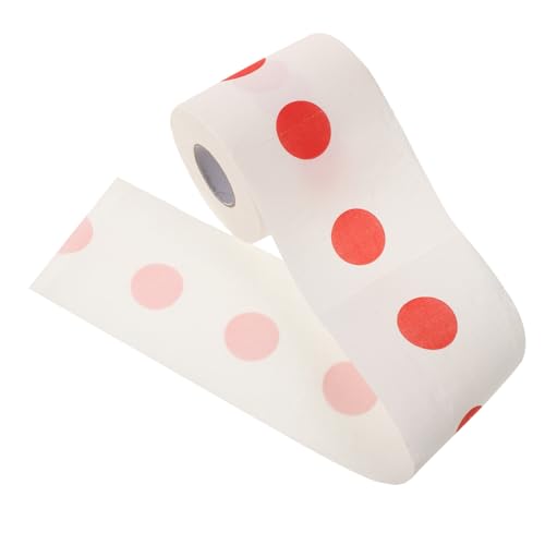 CALLARON Toilettenpapier japanische flagge Hygienepapier Klopapier-Stempelspaß Verkaufsaufkleber Yard Sale Tags rote Punktaufkleber lustige Seidenpapiere Küchentaschentuch Weiß von CALLARON