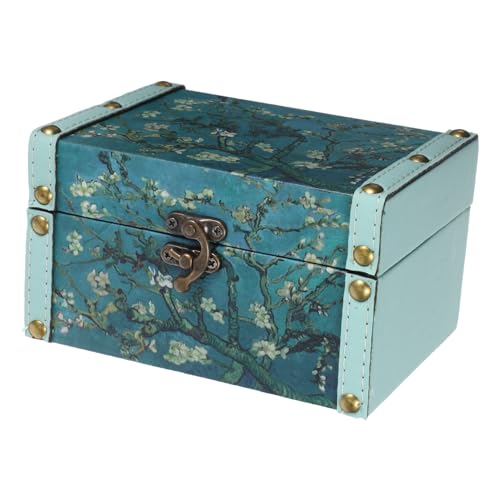 CALLARON Vintage Schmuckaufbewahrungsbox Holz Dekorative Aufbewahrungskiste im Ölgemälde Design Vielseitige Schmuckschatulle für Damen Robuste Struktur für Optimalen Schutz für und CALLARON Vintage Schmuckaufbewahrungsbox Holz Dekorative Aufbewahrungskiste im Ölgemälde Design Vielseitige Schmuckschatulle für Damen Robuste Struktur für Optimalen Schutz für und von CALLARON