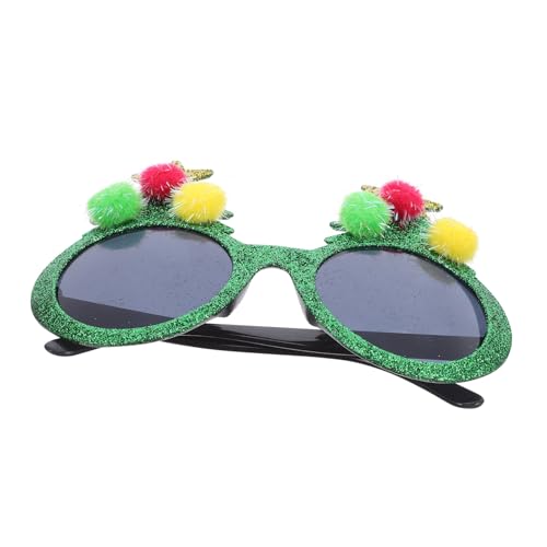 CALLARON Weihnachtsdekorationsbrille Glitzerbrille Weihnachtsbaumbrille Glitzernde Weihnachtsbrille Silvesterpartybrille Lustige Party Sonnenbrille Feiertagsbrille Kunststoff Grün CALLARON Weihnachtsdekorationsbrille Glitzerbrille Weihnachtsbaumbrille Glitzernde Weihnachtsbrille Silvesterpartybrille Lustige Party Sonnenbrille Feiertagsbrille Kunststoff Grün von CALLARON