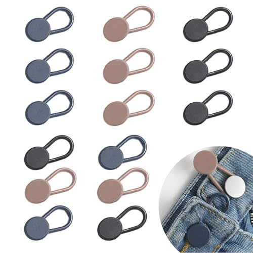 15 Stück Hosenbunderweiterung, Hosenknopf Verlängerung, Hosenerweiterung Schwangerschaft, Jeanshosen für Schwangere, Knopfverlängerung für Hosen, Hosenbund Verlängerung für Jeans Hosen 15 Stück Hosenbunderweiterung, Hosenknopf Verlängerung, Hosenerweiterung Schwangerschaft, Jeanshosen für Schwangere, Knopfverlängerung für Hosen, Hosenbund Verlängerung für Jeans Hosen von CALLYSONIC