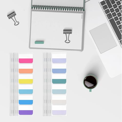 CALLYSONIC Seitenmarker Selbstklebend, Haftstreifen Transparent, Haftnotizen Klebezettel, Sticky Notes, Haftmarker, Page Marker, Book Tabs für Schreibwaren Aesthetic, Studieren, Büro, 120 Blätter CALLYSONIC Seitenmarker Selbstklebend, Haftstreifen Transparent, Haftnotizen Klebezettel, Sticky Notes, Haftmarker, Page Marker, Book Tabs für Schreibwaren Aesthetic, Studieren, Büro, 120 Blätter von CALLYSONIC