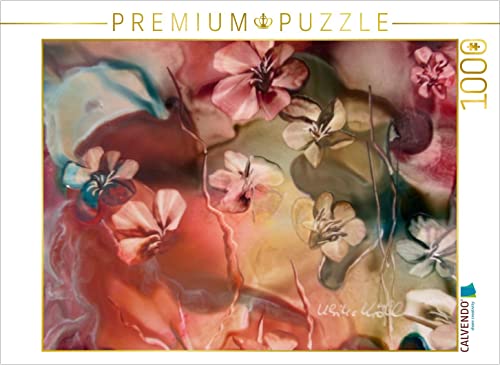 CALVENDO Puzzle Blütenzauber I - Encaustic 1000 Teile Lege-Größe 64 x 48 cm Foto-Puzzle Bild von Ulrike Kröll von CALVENDO