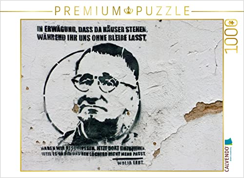 CALVENDO Puzzle EIN Bild aus dem Kalender Stencil Art IN Berlin 2017 / UK-Version 1000 Teile Puzzle quer | 1000 Teile Lege-Größe 64 x 48 cm Foto-Puzzle für glückliche Stunden von CALVENDO