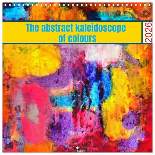 The abstract kaleidoscope of colours (Wall Calendar 2026 12" x 24" / 30 x 60 cm (open)) CALVENDO 12 Month Wall Calendar: Abstract painting with gouache (CALVENDO Art) von CALVENDO
