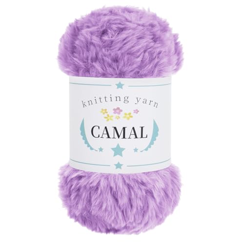 CAMAL Hellgrau Flauschige Wolle zum Häkeln Flauschig Schal Fluffy Plüschwolle 100g / 60m Weiche Fransengarn Chunky Wolle Kuschelwolle zum Stricken Mütze CAMAL Hellgrau Flauschige Wolle zum Häkeln Flauschig Schal Fluffy Plüschwolle 100g / 60m Weiche Fransengarn Chunky Wolle Kuschelwolle zum Stricken Mütze von CAMAL