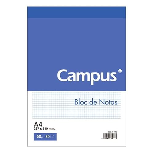 CAMPUS BLOC Notizblock A4 80H 60G PERF CN4 von CAMPUS