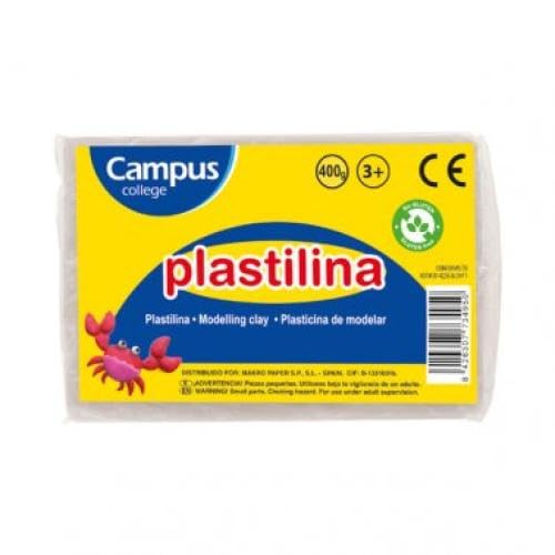 CAMPUS Modellierpaste/Modelliermasse, Modell CAMPUS Groß, 400 g, Weiß von CAMPUS