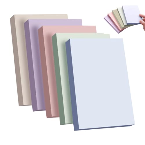 500 Stück Haftnotizen 76x50mm, Notizzettel Bunt Selbstklebende Klebezettel, Morandi Farben Sticky Notes für Schule, Zuhause, Büro, Studie, Hause 500 Stück Haftnotizen 76x50mm, Notizzettel Bunt Selbstklebende Klebezettel, Morandi Farben Sticky Notes für Schule, Zuhause, Büro, Studie, Hause von CANCYCC
