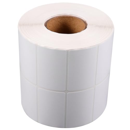 CANIGHT 1 Rolle Barcode Etikettenpapier, Thermoetikettendruckerpapier, Thermodruckeretiketten, Drucketiketten, Thermodrucker Aufkleberpapier, Selbstklebende Etiketten, Adressetiketten Für von CANIGHT