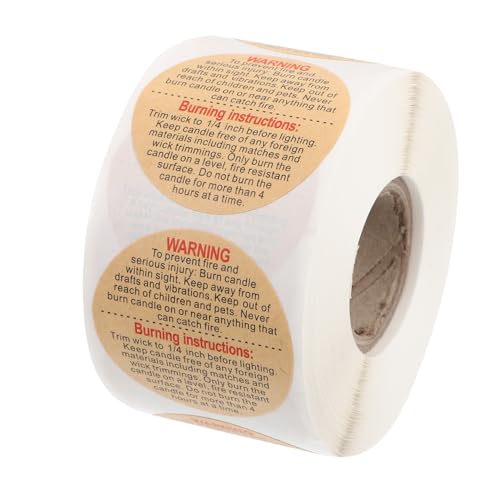 CANIGHT 1 Rolle Kerzen-warnaufkleber Wachsaufkleber Aufkleber Machen Schmelzen Machen Liefert Aufkleber Für Kerzen Warnkerzenaufkleber Sicherheitswarnung Für Kerzen Glasaufkleber Papier CANIGHT 1 Rolle Kerzen-warnaufkleber Wachsaufkleber Aufkleber Machen Schmelzen Machen Liefert Aufkleber Für Kerzen Warnkerzenaufkleber Sicherheitswarnung Für Kerzen Glasaufkleber Papier von CANIGHT