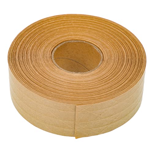 CANIGHT 1 Rolle Kraftpapierband Kraft Verschlussband Verpackungsband Nachfüllpapierband Packpapier Verpackungsband Haushaltskartonband Kraft Packband Geschenkband Versandband von CANIGHT