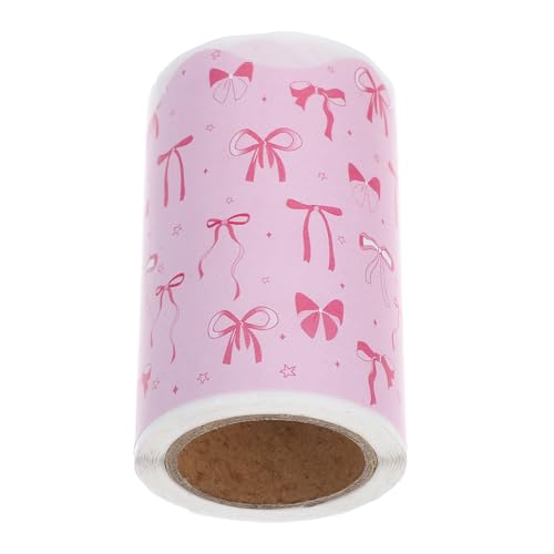 CANIGHT 1 Rolle Selbstklebende Dekorative Bordüren mit Schleifenmotiv für Klassenzimmer für Wände und Metalloberflächen Rosa von CANIGHT