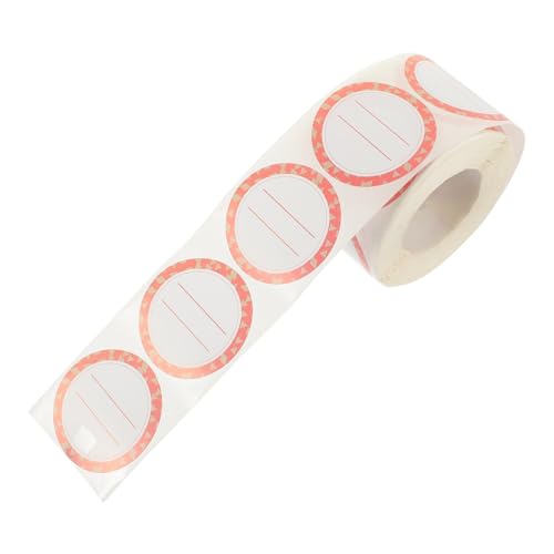 CANIGHT 1 Rolle Multifunktionale Etikettenaufkleber Dekorative Flaschenaufkleber Leere Mehrzweck-lebensmitteletiketten Für Beschriften von CANIGHT