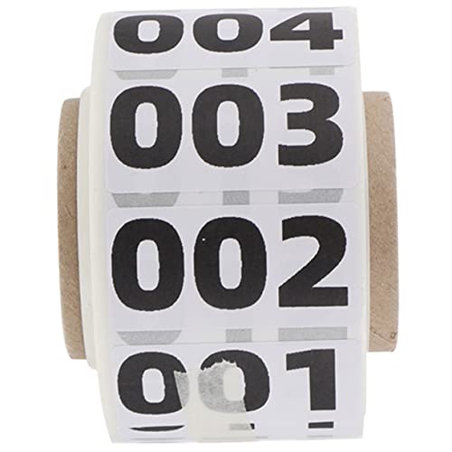 CANIGHT 1 Rolle Nummerierte Aufkleber Inventaraufkleber Runde Etiketten Zur Kennzeichnung Von Lagerung Und Organisation CANIGHT 1 Rolle Nummerierte Aufkleber Inventaraufkleber Runde Etiketten Zur Kennzeichnung Von Lagerung Und Organisation von CANIGHT
