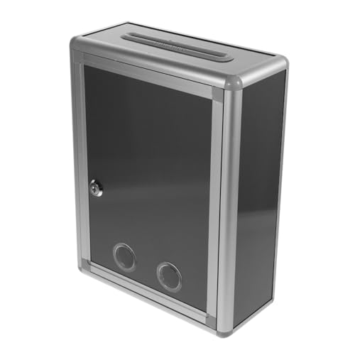 CANIGHT 1 Satz E Mail Vorschlagsbox Briefkasten Aluminiumlegierung Briefkasten Abschließbare Aufbewahrungsbehälter Hängender Briefkasten Vorschlagssammelbehälter Briefkasten Wandmontage CANIGHT 1 Satz E Mail Vorschlagsbox Briefkasten Aluminiumlegierung Briefkasten Abschließbare Aufbewahrungsbehälter Hängender Briefkasten Vorschlagssammelbehälter Briefkasten Wandmontage von CANIGHT