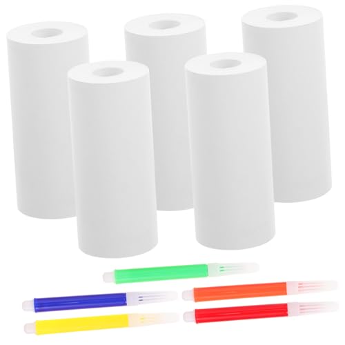 CANIGHT 1 Set Drucker Thermopapier, Thermoaufkleber, Thermoetiketten, Selbstklebende Druckeraufkleber, Selbstklebende Etiketten, Aufkleber Für Taschendrucker, Etiketten Für Thermodrucker, von CANIGHT