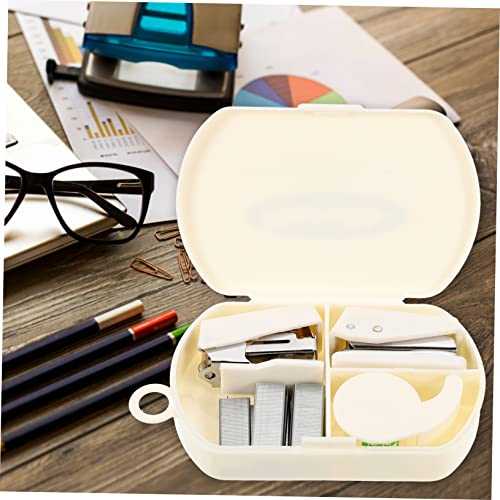 CANIGHT 1 Set Handwerkzeugkasten Büro Klebebandspender Tragbarer Hefter Klebebandspender Klebeband Für Scrapbooking Moderner Schreibtischhefter Desktop Hefter Klebebandspender Klebeband CANIGHT 1 Set Handwerkzeugkasten Büro Klebebandspender Tragbarer Hefter Klebebandspender Klebeband Für Scrapbooking Moderner Schreibtischhefter Desktop Hefter Klebebandspender Klebeband von CANIGHT