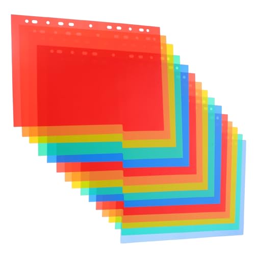 CANIGHT Indexseitenteiler Farbige Ordnerteiler Loseblatt-notizblockregister Notizbuchteiler Kunststoff-ordnerteiler A4-notizblockregister Notizblock-trennregister von CANIGHT