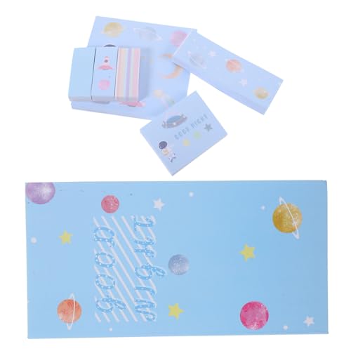 CANIGHT 1 Set Multifunktions Notizaufkleber, Memoaufkleber Für Zuhause, Memoaufkleber Für Den Täglichen Gebrauch, Zerreißbare Papiernotizblöcke, Selbstklebende Memoblöcke, Tragbare von CANIGHT