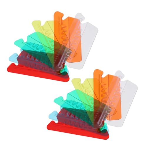 CANIGHT 1 Set Pvc Etikettenhalter, Hängeregister Und Einlagen, Kleine Hängeregister, Hängeordner Register, Abnehmbare Ordner Register, Hängeordner Mit Registern, Hängeordner von CANIGHT