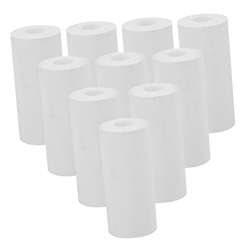 CANIGHT 10 Rollen Selbstklebende Thermopapieretiketten Thermopapier für Adressaufkleber Etikettendrucker Einfach zu Beschriften Wetterfest und Praktisch für Büro oder Zuhause von CANIGHT