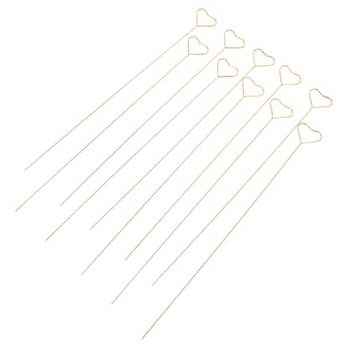 CANIGHT 10 Stück DIY Blumenstecker, Zubehör Für Blumenarrangements. Verpackungsmaterial Für Blumengeschenke, Blumenarrangement Stecker, Metall Kartenhalter Stecker, Blumenstecker, von CANIGHT