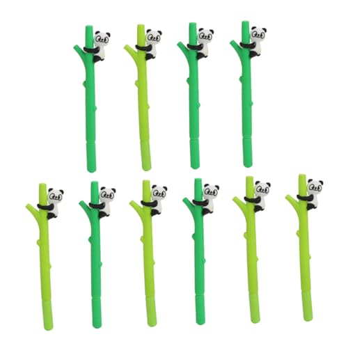 CANIGHT 10 Stück Gelschreiber, Schreibwaren, Panda, Schulbedarf, Stift, Niedlicher Cartoon Panda Stift, Niedlicher Kugelschreiber, Niedliche Stifte, Kawaii Stifte, Niedliches Chinesisches von CANIGHT