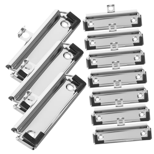 CANIGHT 10 Stück Metallplattenklammern, Metall Klemmbrettklammern, Binder Clips, Montierbare Klemmbrettklammern, Datei Befestigungsklammern, Metall Klemmbrettklammern, Klemmbrett Zubehör, CANIGHT 10 Stück Metallplattenklammern, Metall Klemmbrettklammern, Binder Clips, Montierbare Klemmbrettklammern, Datei Befestigungsklammern, Metall Klemmbrettklammern, Klemmbrett Zubehör, von CANIGHT