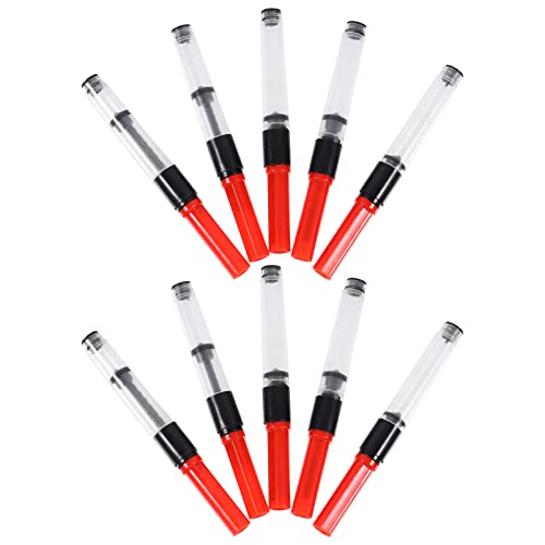 CANIGHT 10 Stück Teiliges Füller Tintenabsorber Set Universeller Tintenkonverter für Füllfederhalter Ergonomisches Design Wiederverwendbar Leicht und Tragbar für Schüler von CANIGHT