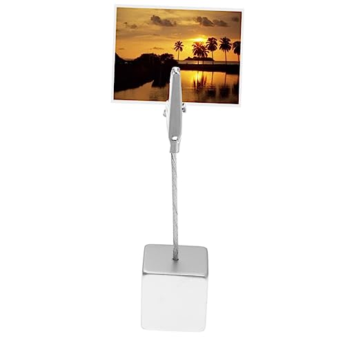CANIGHT 10 Stück Teiliges Transparenter Quadratischer Resin Clip Halter für Fotos und Notizen für Hochzeiten Büro Schule und Zuhause Resin Gefertigt Stabiler Stand von CANIGHT