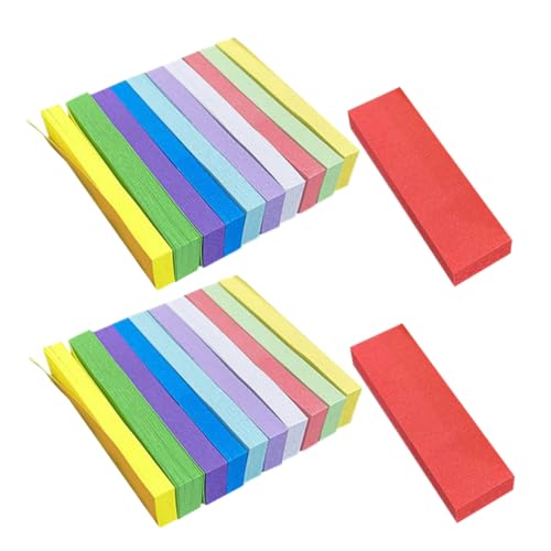 CANIGHT 1100 Stück Bunte Haftnotizen Tabs Wiederverwendbare Indexmarkierungen für Notizen Dokumente und Bücher für Schule und Büro Beschreibbare und Abziehbare Seitenmarkierungen von CANIGHT
