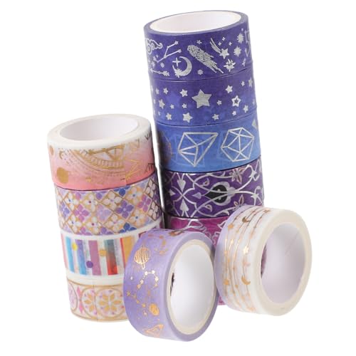 CANIGHT 12 Rollen Klebeband, Ästhetisches Washi Tape, Scrapbook, Dekoratives Bastelband, Druckband, Geschenkband, Kawaii Washi Tape, Scrapbooking Washi Tape, Washi Tape CANIGHT 12 Rollen Klebeband, Ästhetisches Washi Tape, Scrapbook, Dekoratives Bastelband, Druckband, Geschenkband, Kawaii Washi Tape, Scrapbooking Washi Tape, Washi Tape von CANIGHT