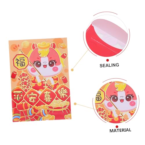 CANIGHT 120 Stück Rote Umschläge Pferdejahr Cartoon Pferd Design Glücksumschläge für Chinesisches Neujahrsfest Frühlingfest Hochzeit Geburtstag Lucky Money Cash Packets CANIGHT 120 Stück Rote Umschläge Pferdejahr Cartoon Pferd Design Glücksumschläge für Chinesisches Neujahrsfest Frühlingfest Hochzeit Geburtstag Lucky Money Cash Packets von CANIGHT