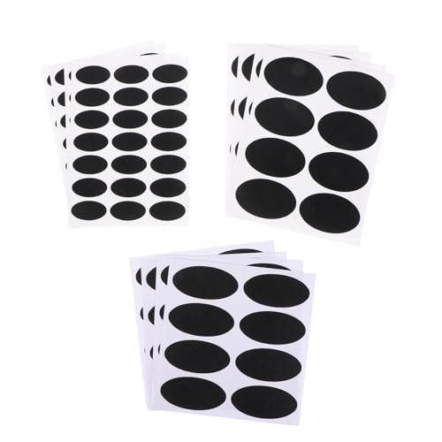 CANIGHT 148 Gewürzflaschen Aufkleber Selbstklebende Etiketten für Küche Oval Schwarz für Gläser und Dosen zur Organisation und Identifikation von CANIGHT