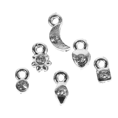CANIGHT 2 Sätze Dangle Nail Art Charms Silberne Nagelschmuck Dekoration für DIY Nageldesign Kreative Nail Art Zubehör für Professionelle und Private Nutzung CANIGHT 2 Sätze Dangle Nail Art Charms Silberne Nagelschmuck Dekoration für DIY Nageldesign Kreative Nail Art Zubehör für Professionelle und Private Nutzung von CANIGHT