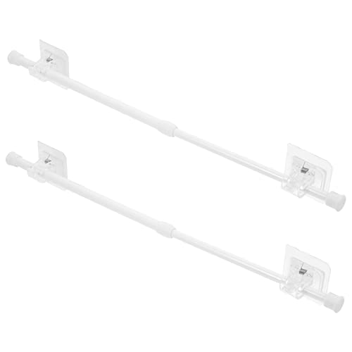 CANIGHT 2 Sets Vorhang Teleskopstangenklemme, Gardinenstange, Duschvorhangstangen, Gardinenhalter, Badezimmer Gardinenstangenhalter, Gardinenhaken, Gardinenstangenhalter, CANIGHT 2 Sets Vorhang Teleskopstangenklemme, Gardinenstange, Duschvorhangstangen, Gardinenhalter, Badezimmer Gardinenstangenhalter, Gardinenhaken, Gardinenstangenhalter, von CANIGHT
