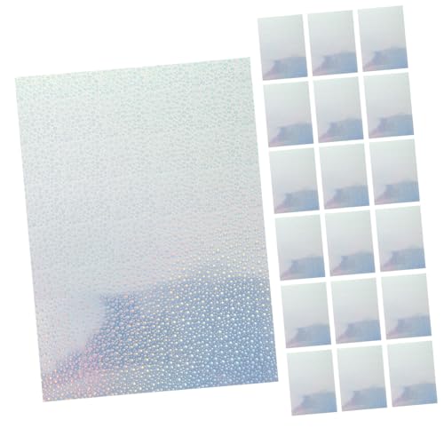 CANIGHT 20 Blatt Druckerpapier Blankoetiketten Etikettenaufkleber Drucker Bedruckbare Aufkleber Etikettenpapier Aufkleber Selbstklebende Adressetiketten Druckeraufkleber Papier von CANIGHT