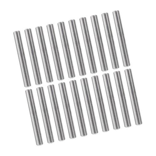 CANIGHT 20Pcs Support Replacement Ersatz Passstifte Steel Dowel Locating Pin Shelf Cylindrical Peg Zylinderstift Möbelinstallationsstifte Regalstützstifte Passstift Dübelstifte von CANIGHT