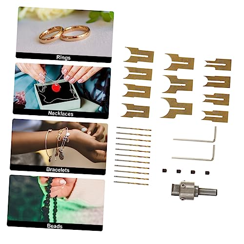 CANIGHT 24 Stück Teiliges Holzring Bohrerset für DIY Schmuck und Buddha Perlen Präzise Dimensionierung und Langlebiges Stahlmaterial für Kreative Holzprojekte von CANIGHT