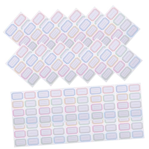 CANIGHT Handgeschriebene Etiketten Beschreibbare Aufkleber Klebeetiketten Für Bücher Und Wasserbecher Linierte Etikettenaufkleber CANIGHT Handgeschriebene Etiketten Beschreibbare Aufkleber Klebeetiketten Für Bücher Und Wasserbecher Linierte Etikettenaufkleber von CANIGHT