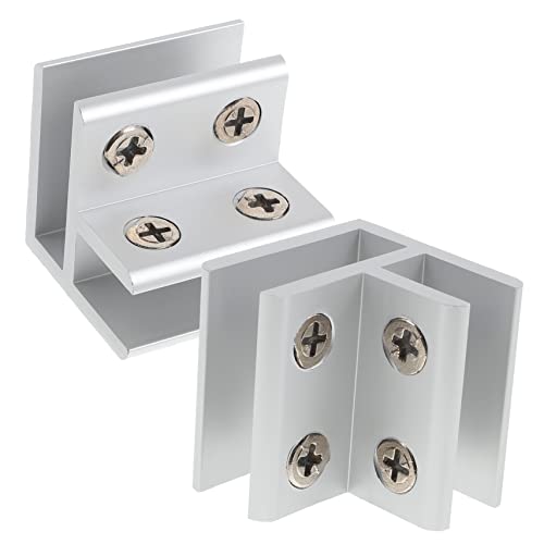 CANIGHT 2Stücke Halterungen für Abgewinkelte Klemmen für Möbel und Geländer für Dicke Glasplatten für Rahmenlose Zäune und Vitrinen CANIGHT 2Stücke Halterungen für Abgewinkelte Klemmen für Möbel und Geländer für Dicke Glasplatten für Rahmenlose Zäune und Vitrinen von CANIGHT