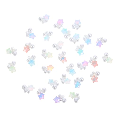 CANIGHT 30 Stück Nagel-ornamente Perlen Stern-charms Nagel-edelsteine Maniküre-dekorationen CANIGHT 30 Stück Nagel-ornamente Perlen Stern-charms Nagel-edelsteine Maniküre-dekorationen von CANIGHT