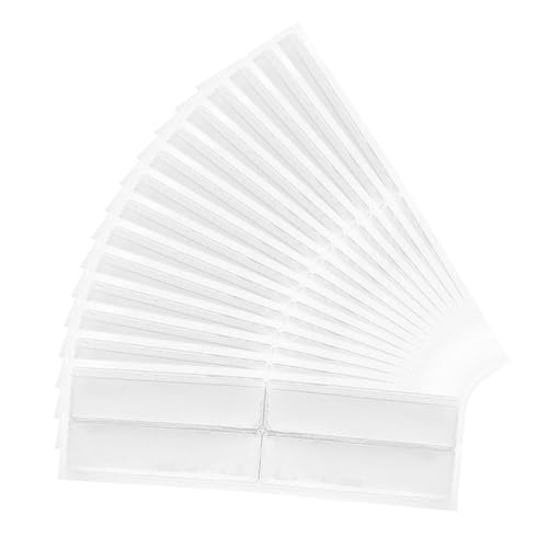 CANIGHT 4 Bögen Wasserfestes Klebeetikett, Klebeetikettentaschen, Etikettenbeutel, Durchsichtige Klebetaschen, Etiketten, Transparenter Etikettenhalter, Durchsichtige Selbstklebende von CANIGHT