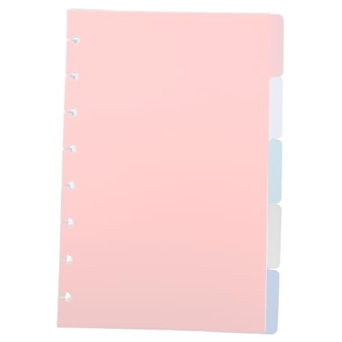 CANIGHT 5 Stück Teiliges Ordner Register aus PP Mehrfarbige Trennblätter für Ringbuch und Notizblock Robuste Indexseiten für Büro Schule Studium und Organisation CANIGHT 5 Stück Teiliges Ordner Register aus PP Mehrfarbige Trennblätter für Ringbuch und Notizblock Robuste Indexseiten für Büro Schule Studium und Organisation von CANIGHT