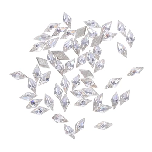 CANIGHT 50 Stück Glitzernde Flachrück Zirkoniasteine für Nagelkunst Diy Nageldekorationen für Funkelnde Nail Art Zubehör CANIGHT 50 Stück Glitzernde Flachrück Zirkoniasteine für Nagelkunst Diy Nageldekorationen für Funkelnde Nail Art Zubehör von CANIGHT