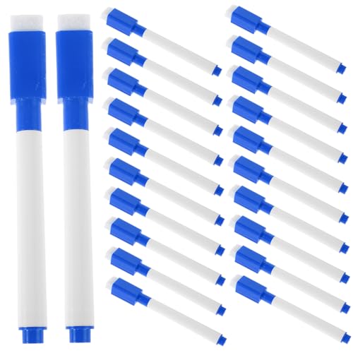CANIGHT 50 Stück Magnetische Marker für Whiteboards mit Radiergummikappe Trockene Abwischmarker für Schule Büro und Zuhause Haftend und Vielseitig Einsetzbar von CANIGHT